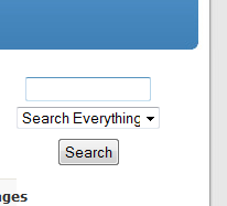 The Final Search By Category view for the WordPress Default.